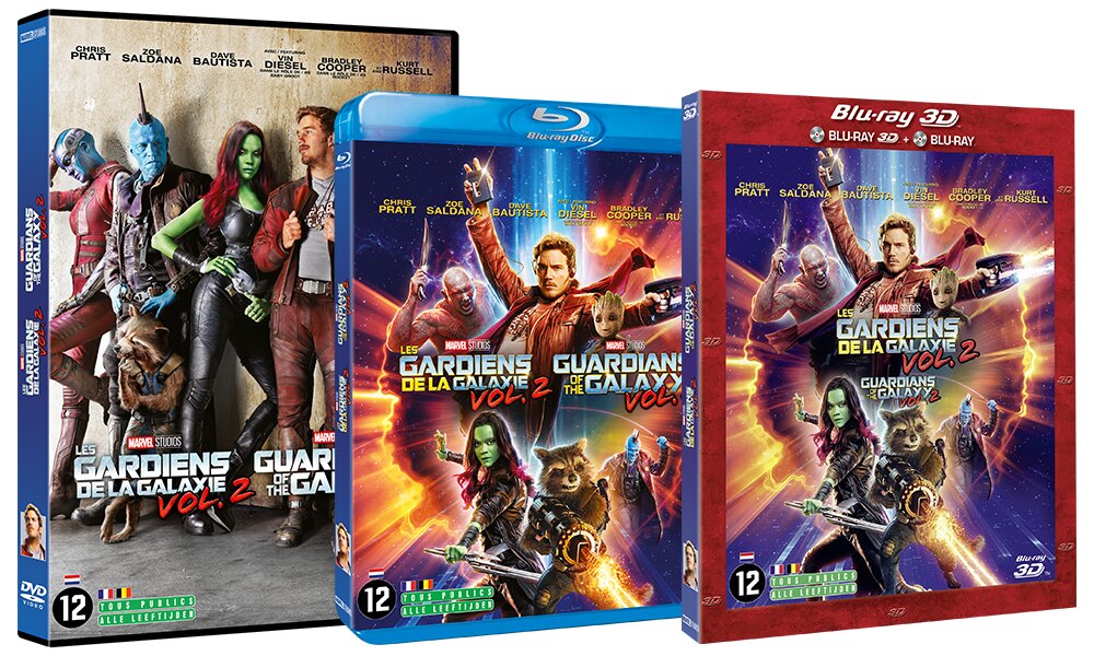 Guardians of the Galaxy Vol.2 beschikbaar op VOD, DVD, Blu-ray en 3D Blu-ray™ 