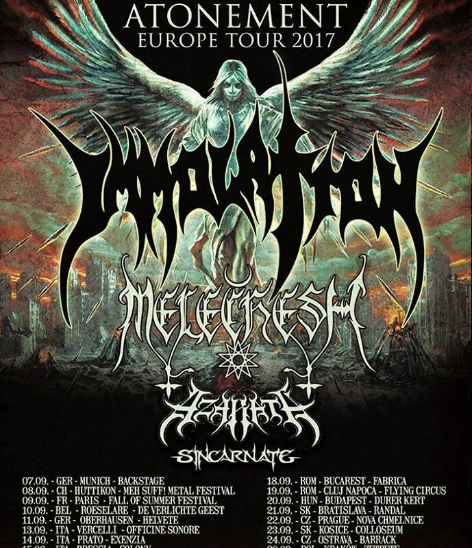 Azarath announce tour wil Immolation