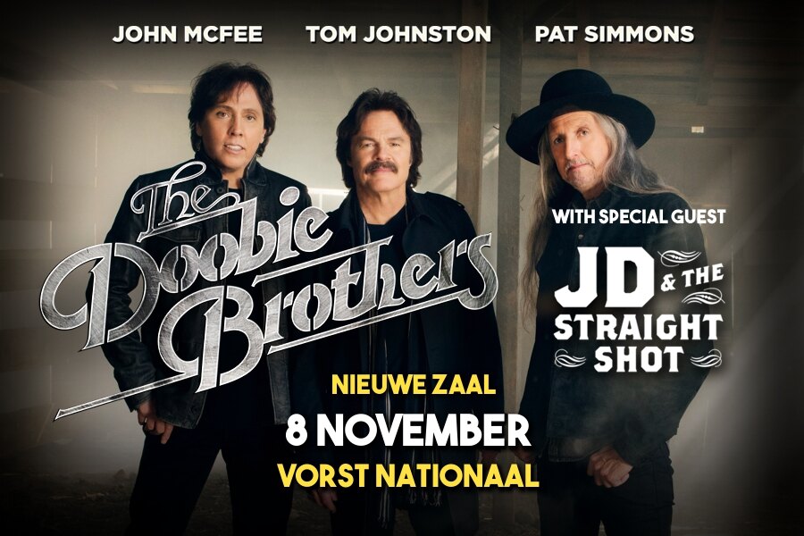  The Doobie Brothers op 8 november in Vorst Nationaal