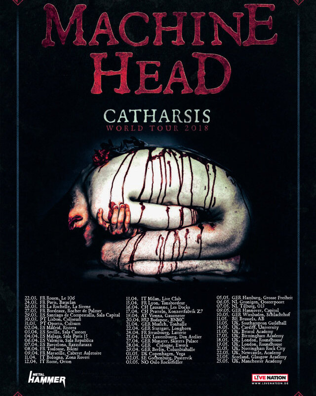 Machine Head announce European tour for 2018