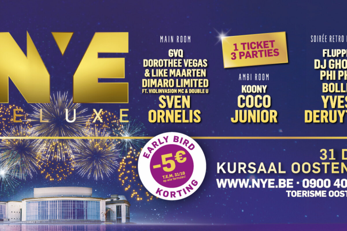 Voorverkoop NYE Deluxe gestart