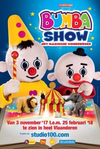 Studio 100 plant extra voorstellingen van nieuwe Bumba show wegens groot succes!