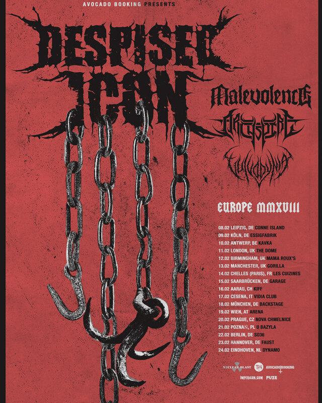 Despised Icon announce 2018 EU tour dates!