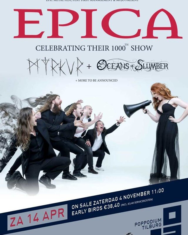 Epica celebrates 1000th show anniversary at 013 Tilburg!