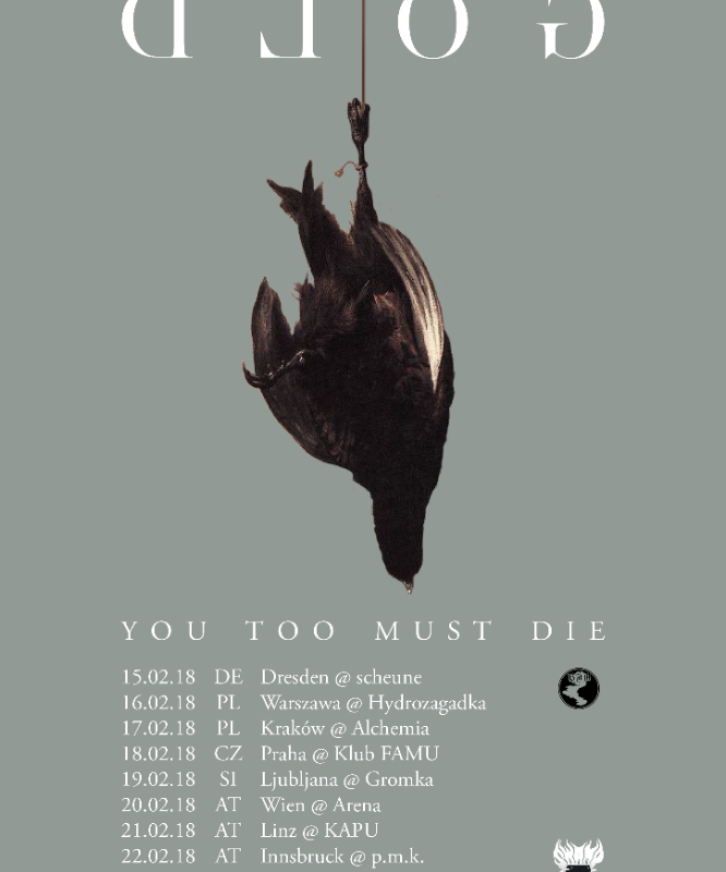 Gold announce European tour for 2018
