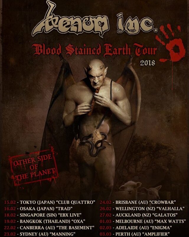 Venom Inc. for the first time in Australia, New Zealand and Asia!