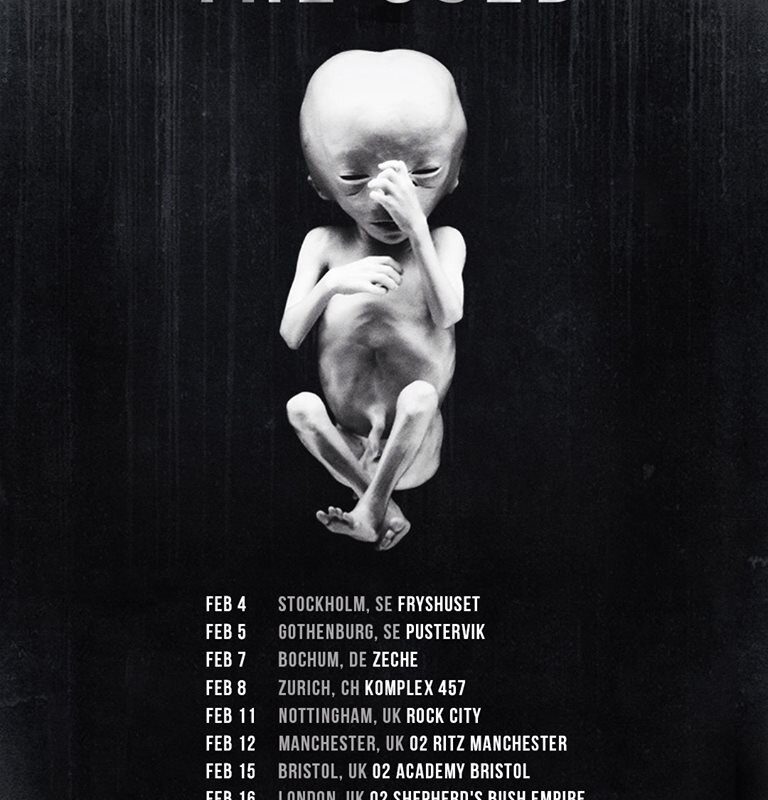 The Used European tour in Februari