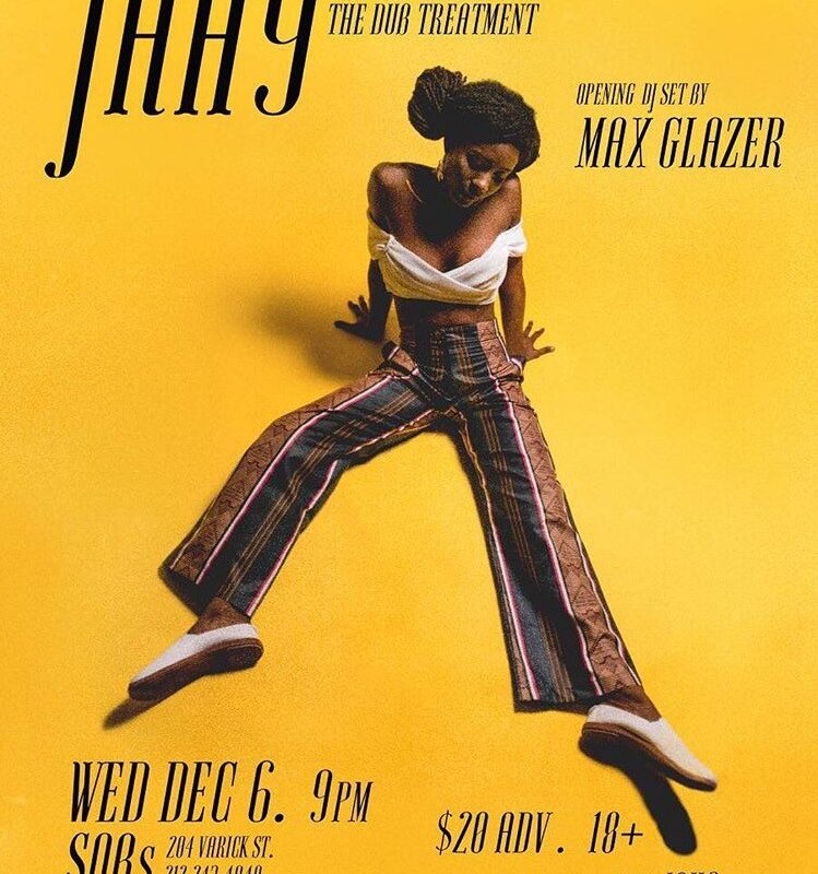 JAH9 to perform at SOB's
