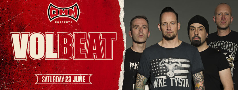 Volbeat headliner op Graspop Metal Meeting