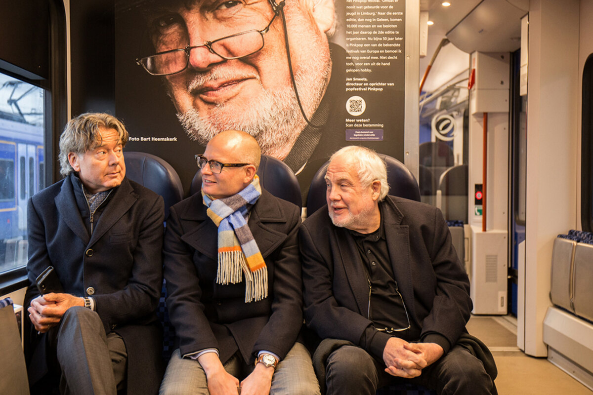 De vierde namentrein – de PINKPOP- trein – gaat muzikaal van start
