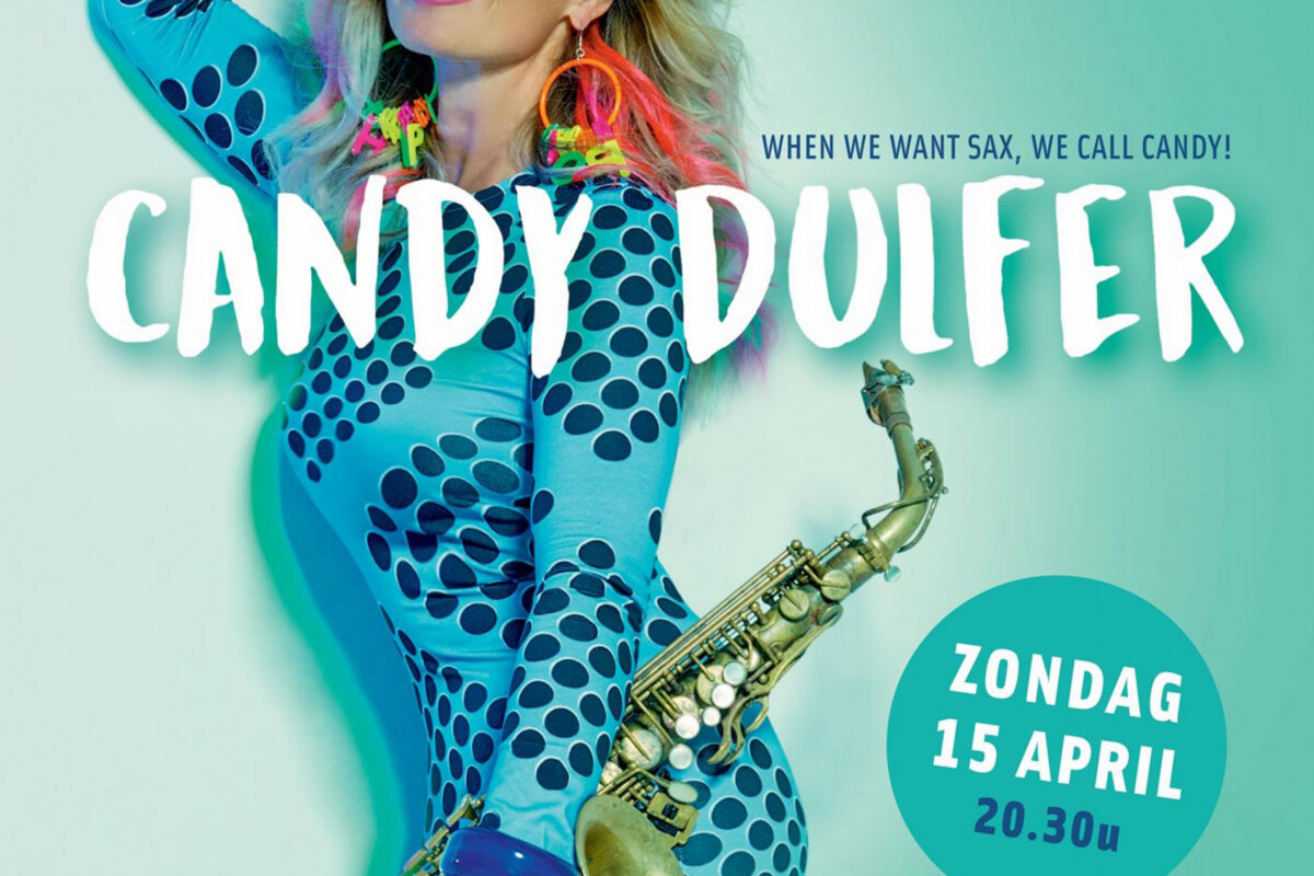 Candy Dulfer speelt op 15 april in de De Casino