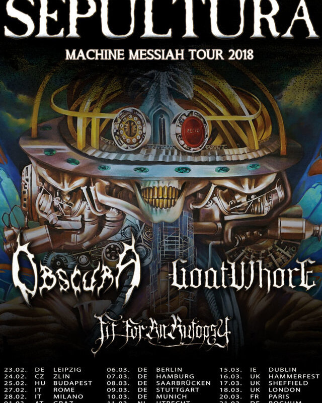 Sepultura - "Machine Messiah Tour 2018" trailer launched!