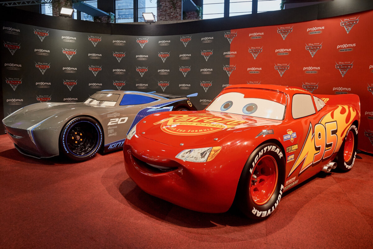 Jackson Storm en Bliksem Mc Queen special guests op Brussels Motor Show