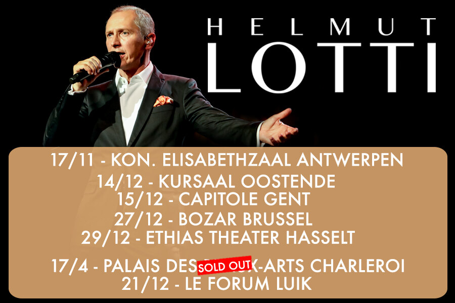 Helmut Lotti start nieuwe tournee in Antwerpen
