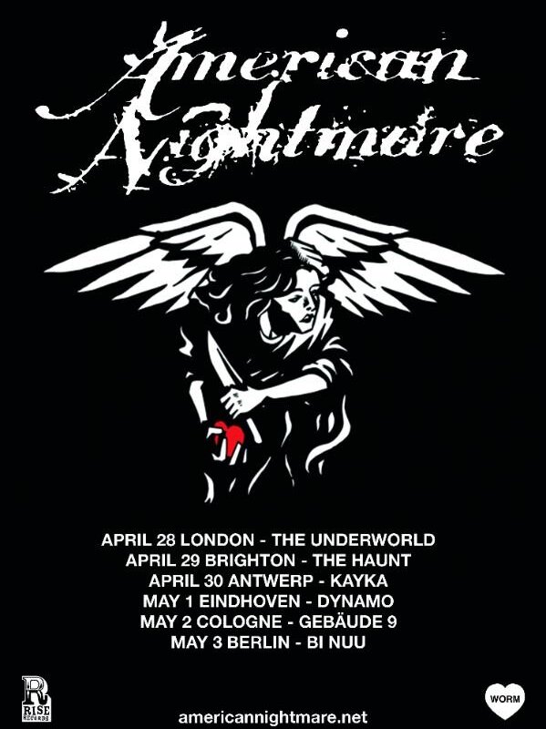 American Nightmare announced a six date tour and new album