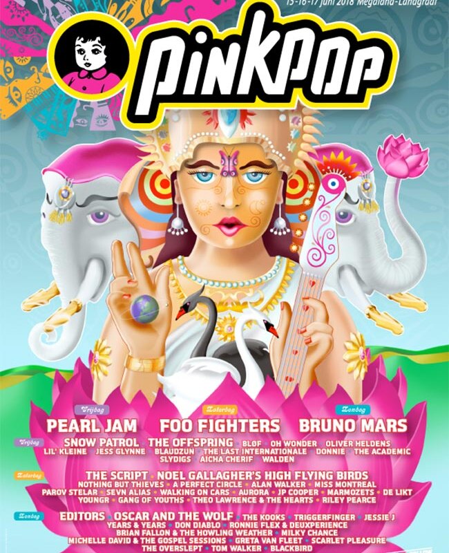 45 nieuwe namen voor Pinkpop 2018