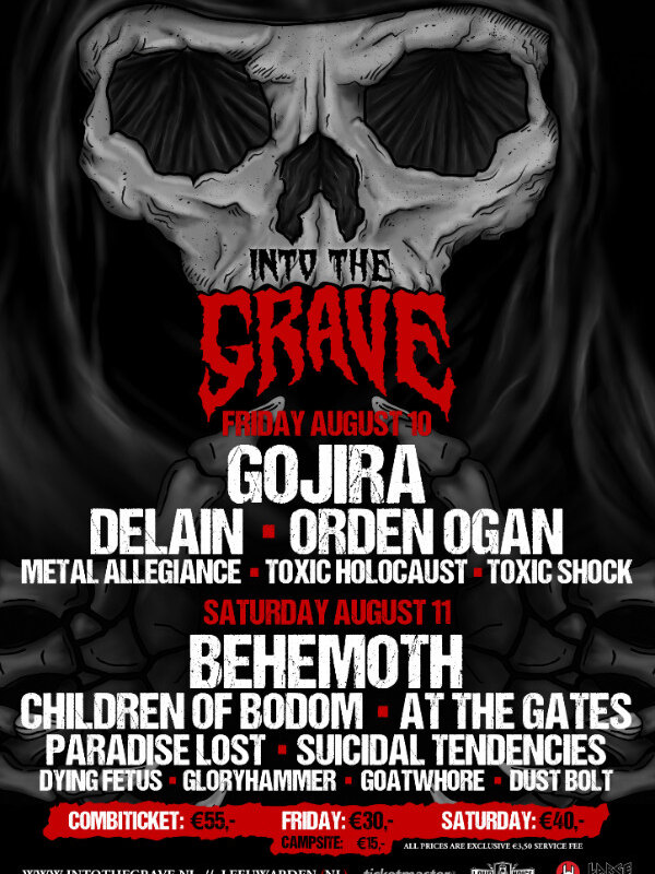 Line-up Into the Grave 2018 compleet met At The Gates, Children of Bodom, Dust Bolt en Toxic Shock!