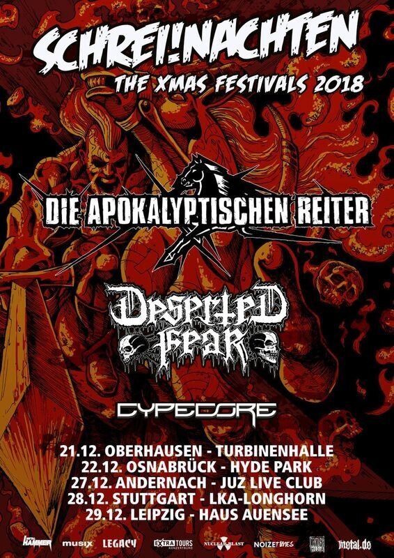 Die Apokalyptischen Reiter "Schrei!nachten - X-Mas Festival Tour 2018"
