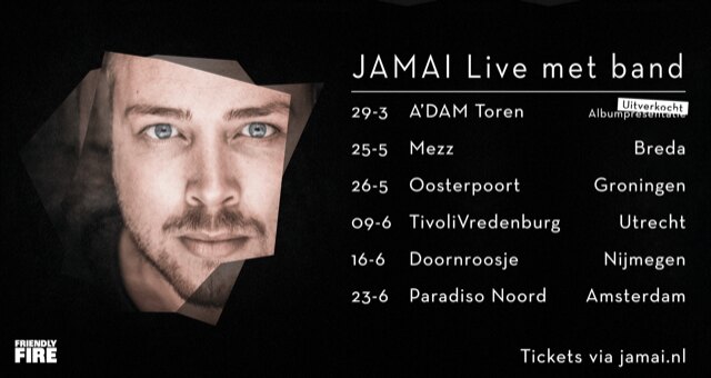Jamai vanaf 23 mei op clubtour door Nederland
