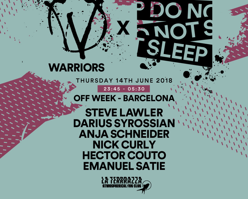 Warriors and Do Not Sleep Join Forces For OFF Week, Barcelona | 14th June 