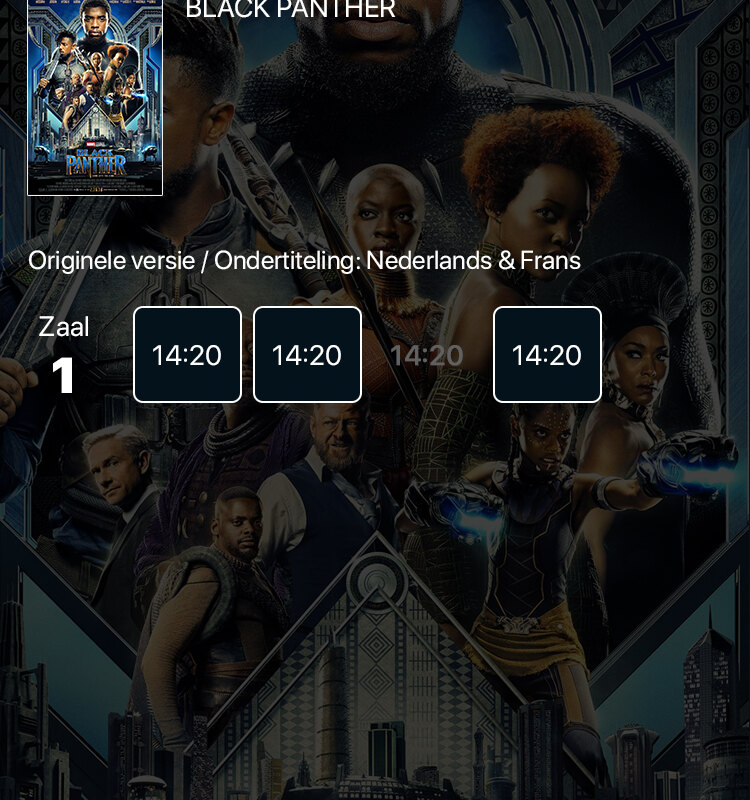 Alle filminfo beschikbaar 'on the spot', dankzij nieuwe image recognition functionaliteit in Kinepolis app