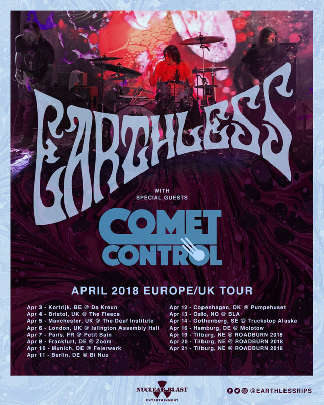 Earthless will kick off their UK/EU tour next week!