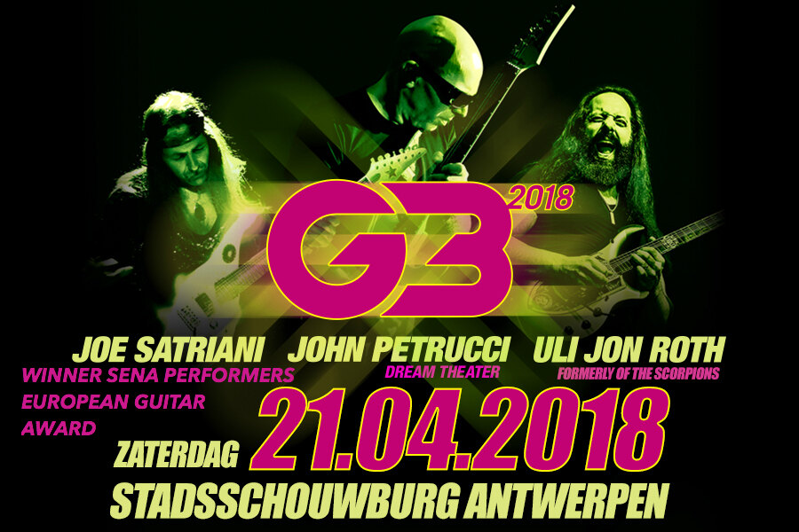 Joe Satriani van G3 wint prestigieuze Sena gitaarprijs