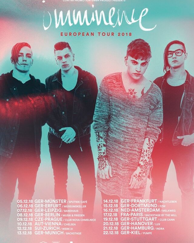 Imminence announce EU tour for December 2018!