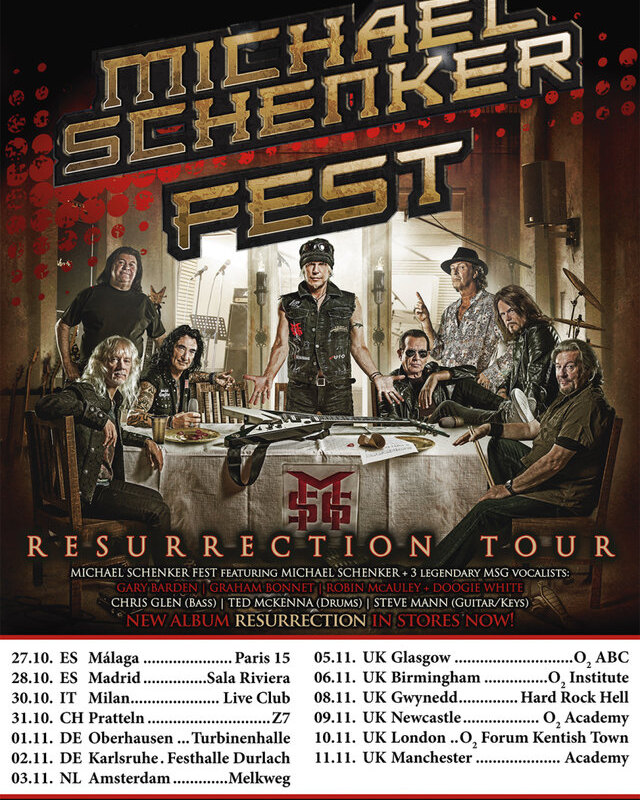 Michael Schenker Fest announce EU/UK tour dates for October/November!