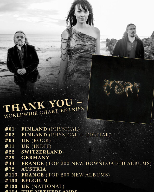 AURI enter charts with »Auri«; release fourth album trailer!