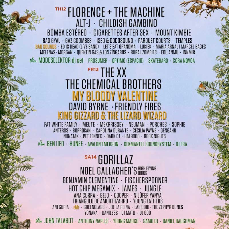 Bilbao BBK Live festival adds My Bloody Valentine, King Gizzard & The Lizard Wizard, Bad Sounds and more