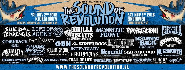 Six new names and line-up complete for The Sound Of Revolution