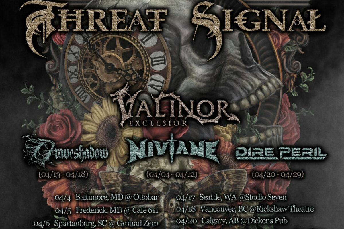 Threat Signal  North American tour dates with Sirenia