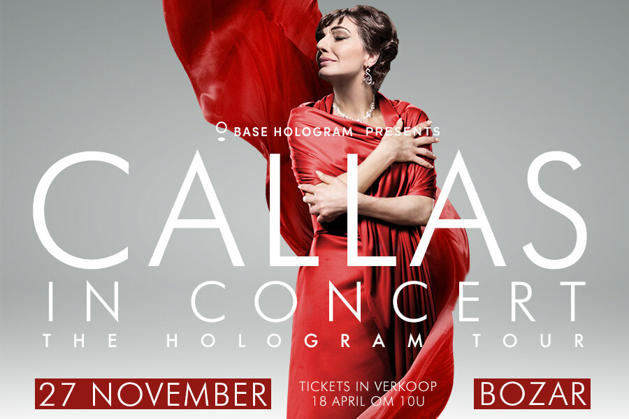 Maria Callas keert met hologram concert terug naar Amsterdam