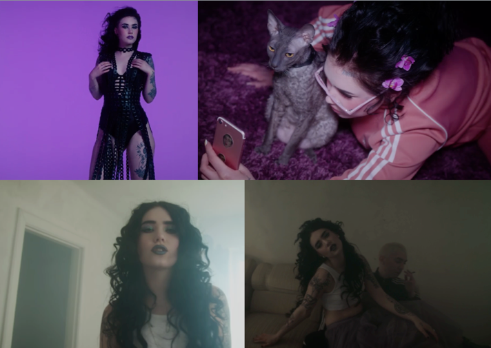Swedish provocateur Ängie releases double video for 'Here For My Habits' / 'Venus In Furs' 