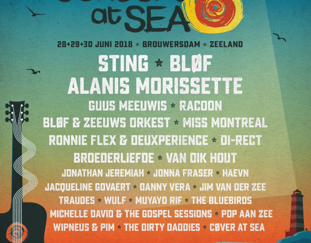 15 nieuwe namen voor Concert At Sea