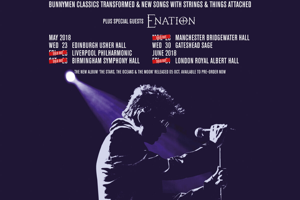 Enation support Echo & The Bunnymen on tour + new UK single out now