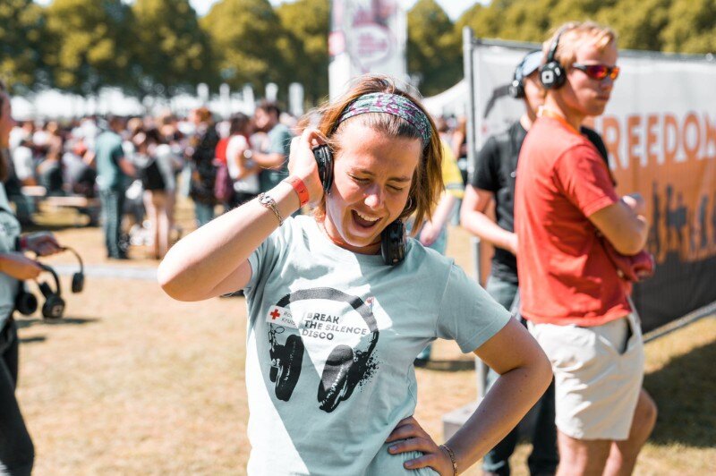 Break The Silence Disco op Festival Mundial 2018