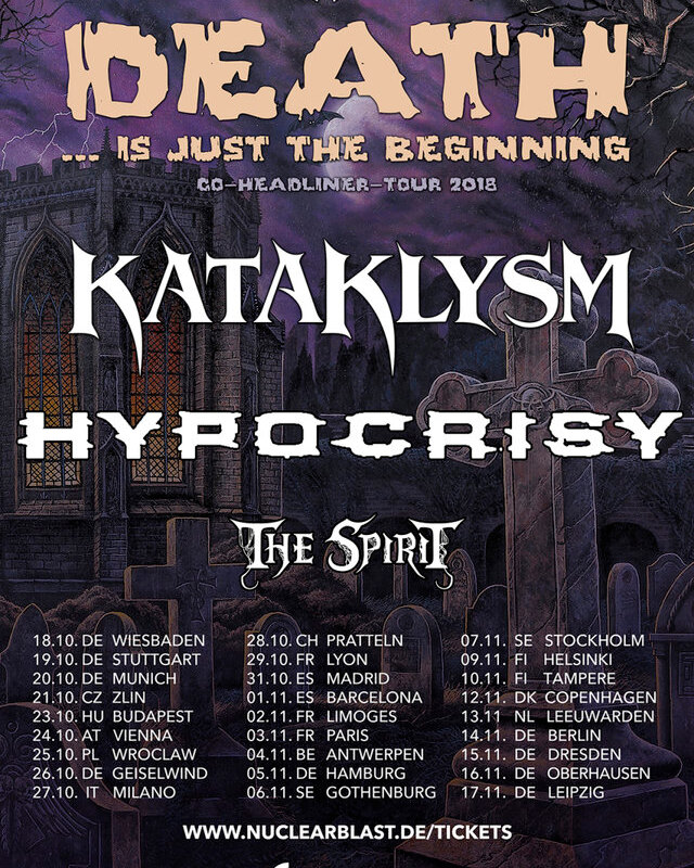 Kataklysm  official live clip for "The Resurrected" released