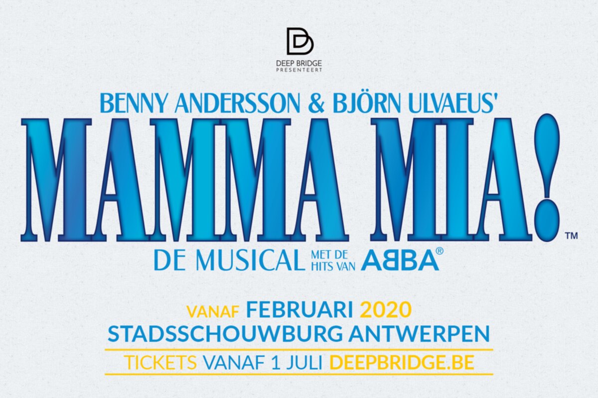Mamma Mia! komt naar Vlaanderen!