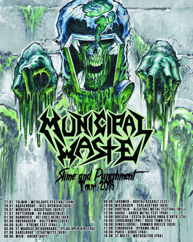 Municipal Waste release new music video + kick off EU tour later this month!
