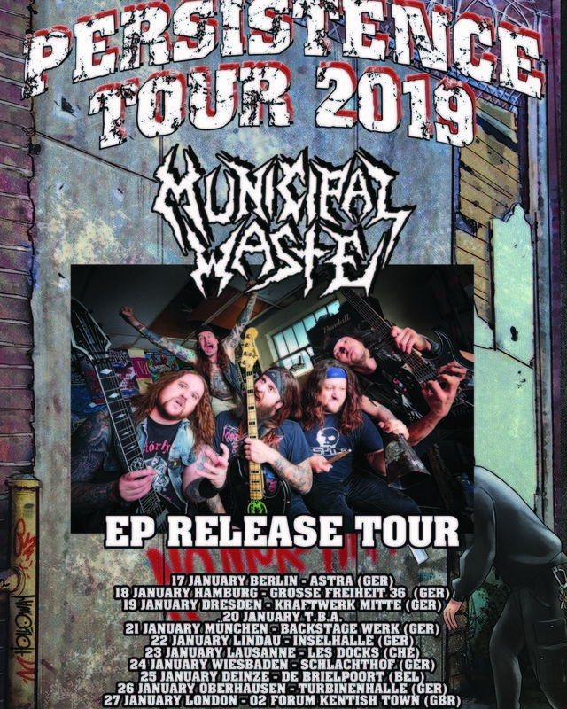 Municipal Waste to be part of the "EMP Persistence Tour 2019"!