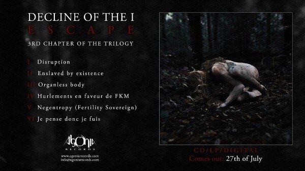 Decline Of the I premiere advance stream of upcoming album "Escape" with Invisible Oranges