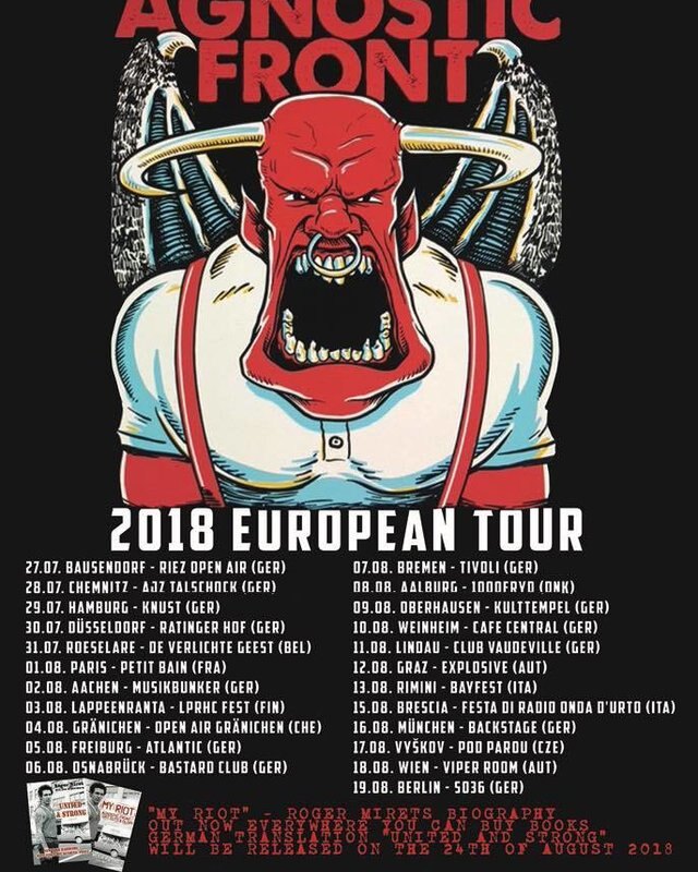Agnostic Front European tour kicks off