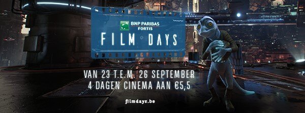 De BNP Paribas Fortis Film Days staan weer voor de deur