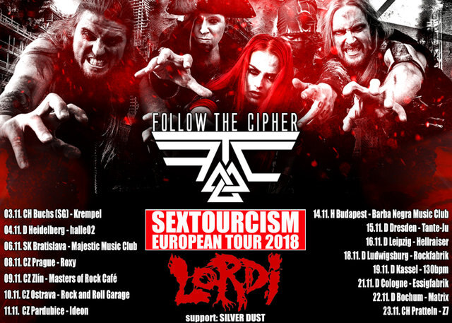Follow The Cipher  to support Lordi in November!