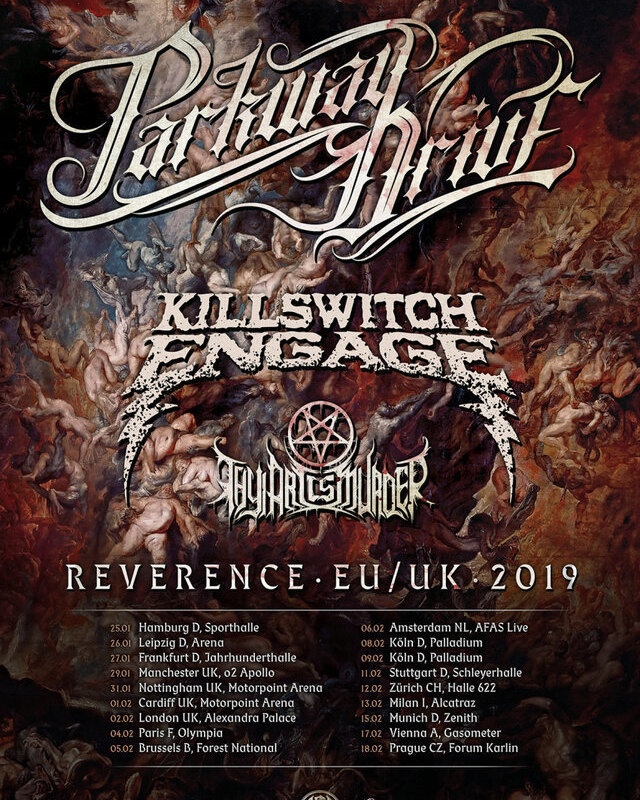 Thy Art Is Murder to support PARKWAY DRIVE on 2019 EU/UK tour
