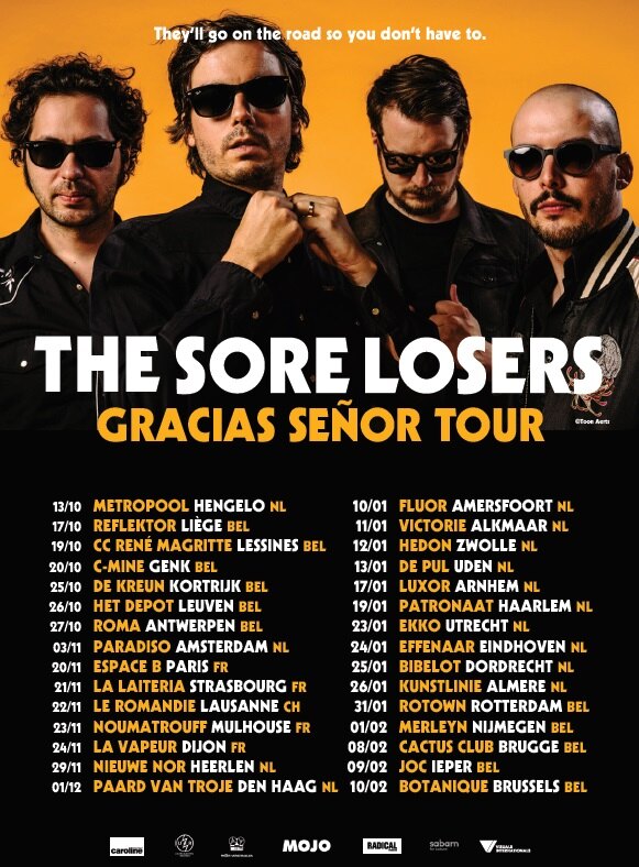The Sore Losers kondigen tour en album aan