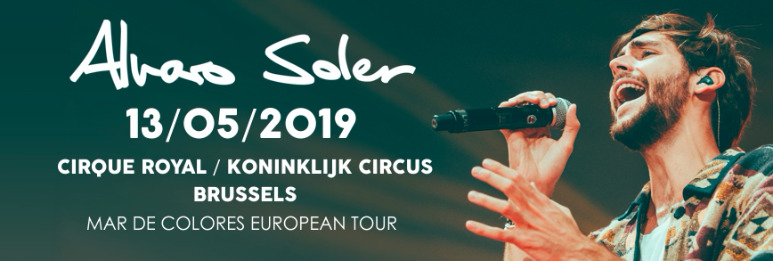 Alvaro Soler op 13 mei 2019 in het Koninklijk Circus in Brussel