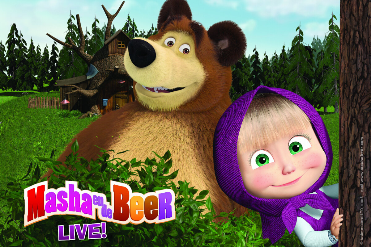 Masha en de Beer LIVE! op tour in Vlaanderen